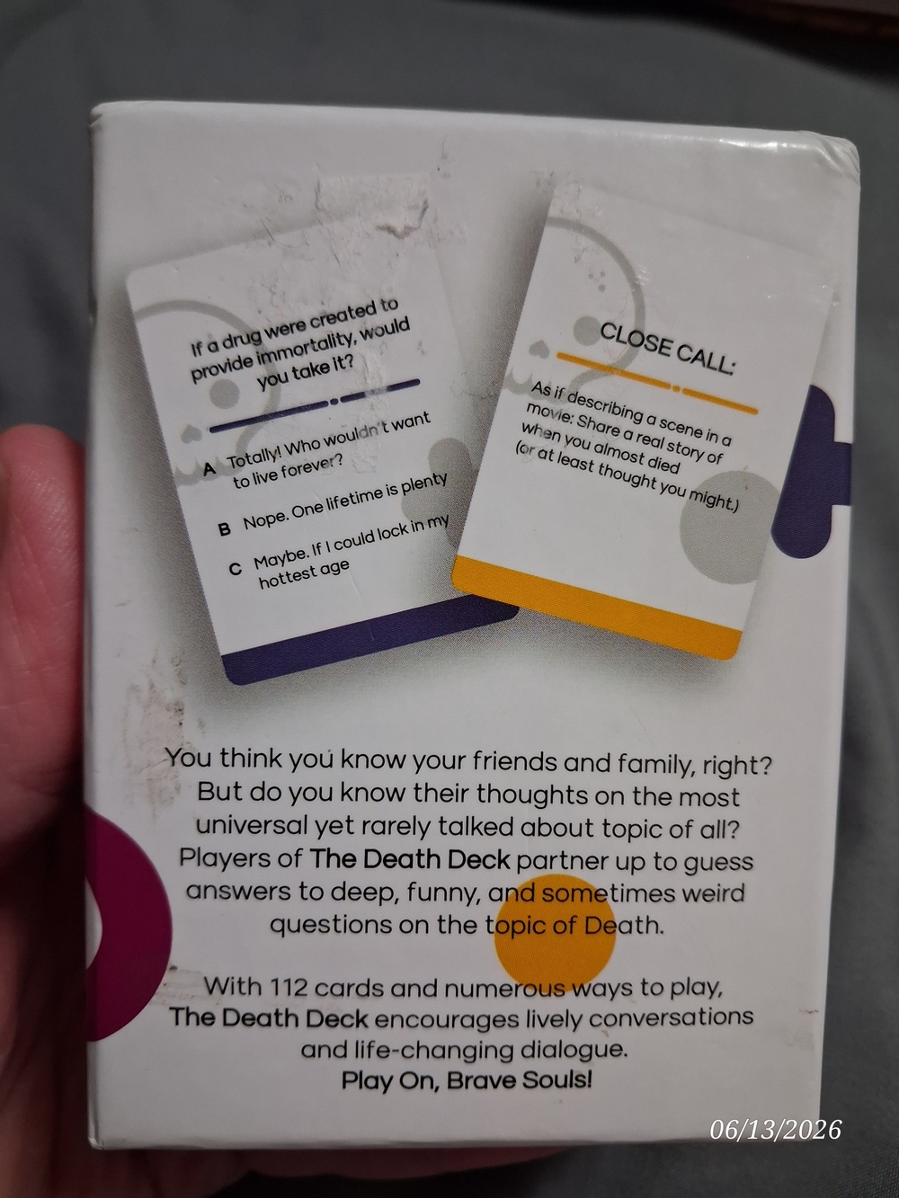 The Death Deck Card Game - Picture 2 of 5
